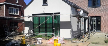 Stellingen rond huis