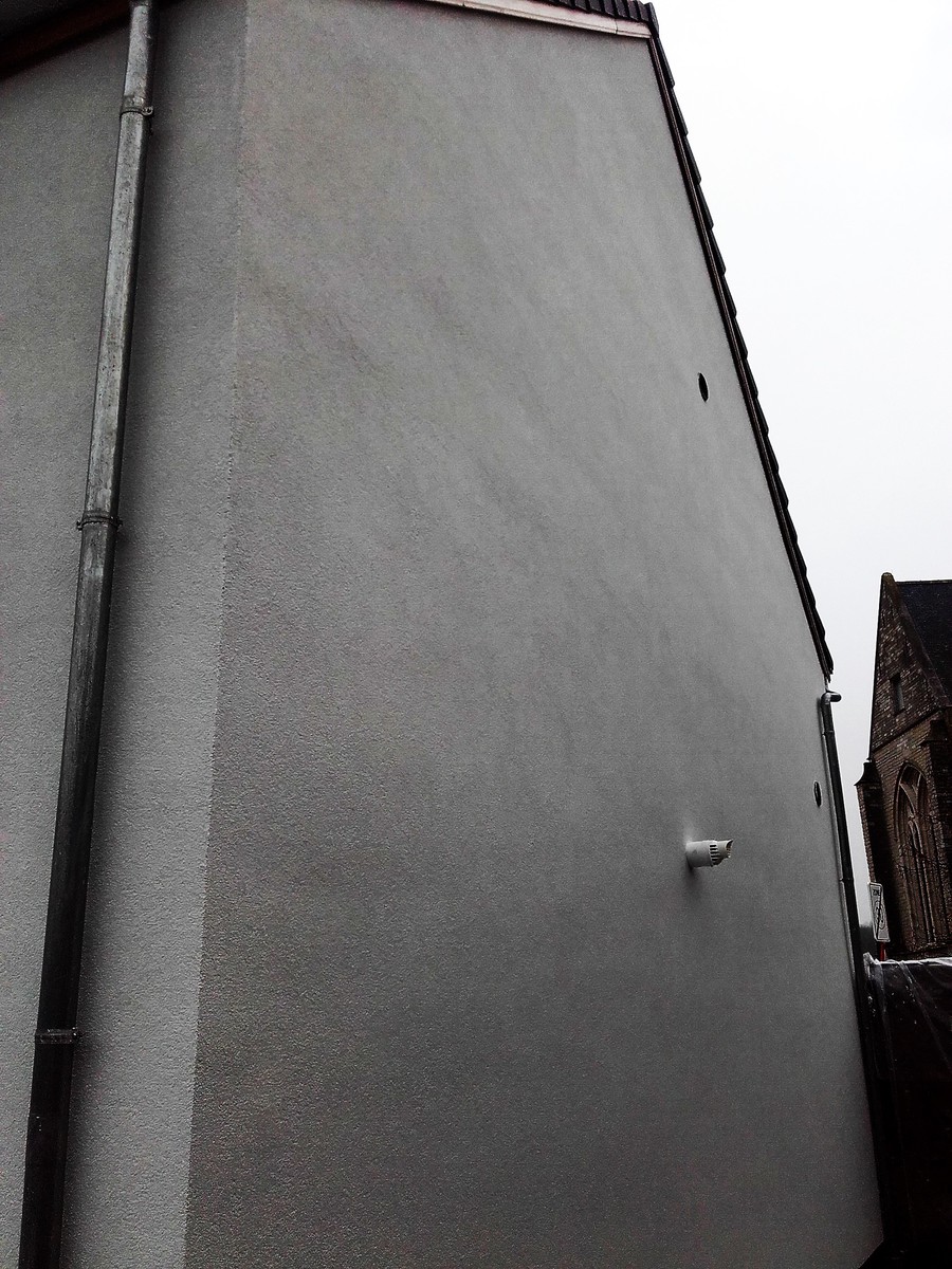 Grijze muur